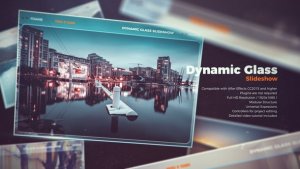 Videohive Dynamic Glass Slideshow Openers template preview