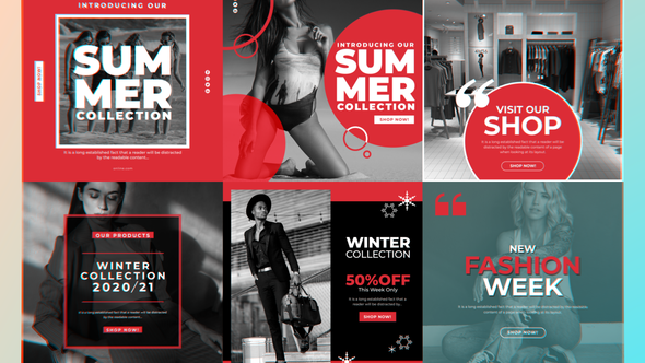 Videohive Fashion Instagram Ad Product Promo template preview