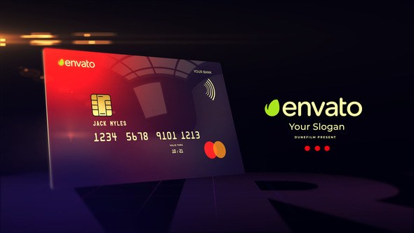 Videohive Credit Card Mockup Product Promo template preview