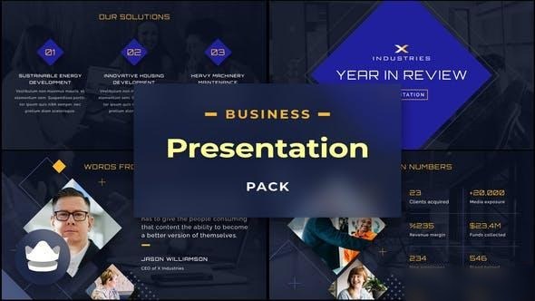 Videohive Business Presentation Pack Openers template preview