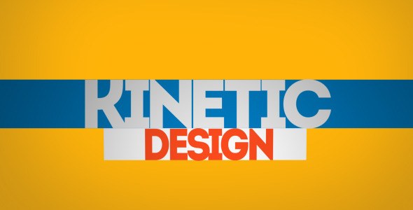 Kinetic Typo - After Effects Project (Videohive) Openers template preview