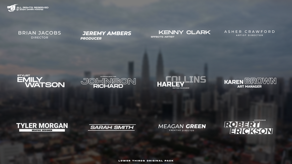 Videohive Lower Thirds Pack / AE 52480542 Elements template preview