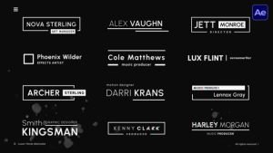 Videohive Lower Thirds Minimalist  AE Titles template preview