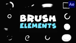 Videohive Brush Elements | After Effects 48065381 Elements template preview