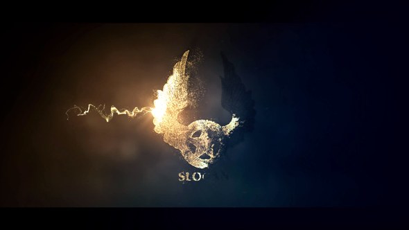 Burn To Be Gold Video Displays template preview