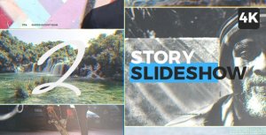 Videohive Story Slideshow 4K Video Displays template preview