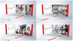 Corporate Timeline Premiere Pro template preview