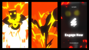 Videohive Horror Monster Logo Opener for After Effects 60296192 Logo Stings template preview