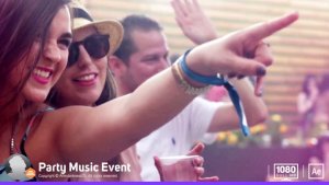 Videohive Party Music Event Video Displays template preview