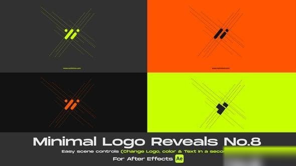 Videohive Minimal Logo Reveals 08 Logo Stings template preview