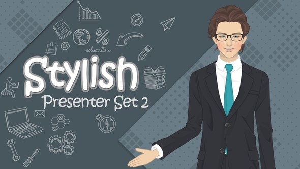 Videohive Stylish Presenter Set 2 Product Promo template preview