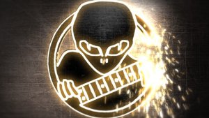 Welding Logo Reveal with Sparks Video Displays template preview