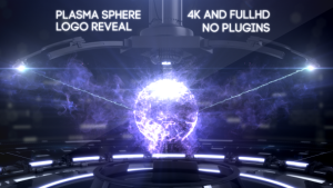 Videohive Plasma Sphere Intro Logo Stings template preview