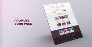 Website Promo Video Displays template preview