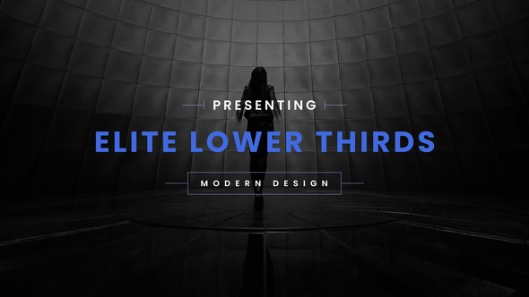 Videohive Elite Lower Thirds Elements template preview