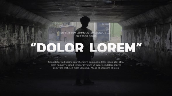 Videohive Film Credits titles Video Displays template preview