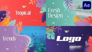 Videohive Tropical Promo Slideshow | After Effects Openers template preview