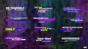 Videohive Particles and Modern Text Layout 37110340 Titles template preview