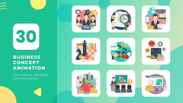 Videohive Business Concept Animation Vol.2 | After Effects Elements template preview