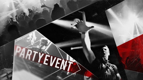 Party Event Promo Video Displays template preview