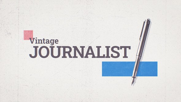 Videohive Vintage Journalist Broadcast Package Broadcast-packages template preview