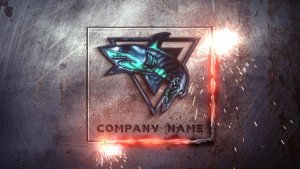 Videohive Metal Industrial Logo Logo Stings template preview