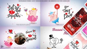 Videohive Valentine's Day Love Letter Openers template preview