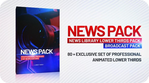Videohive Lower Thirds Pack News Broadcast-packages template preview