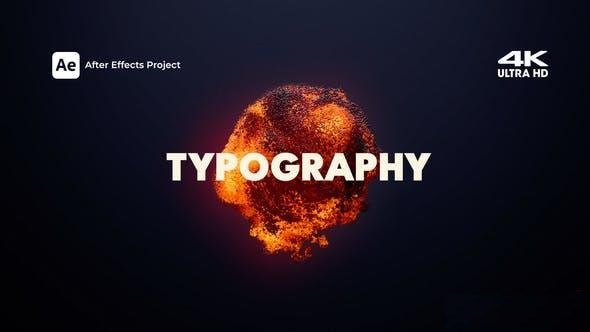 Videohive Typography Opener 2.0 Openers template preview