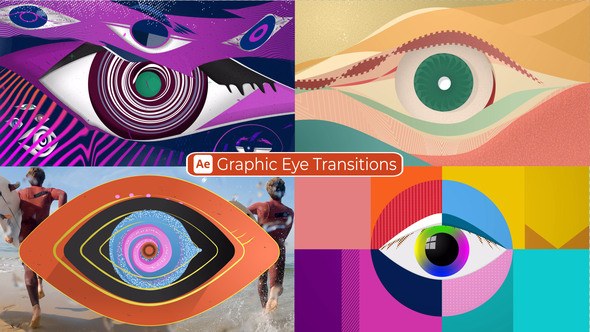 Videohive Eye Transitions Elements template preview