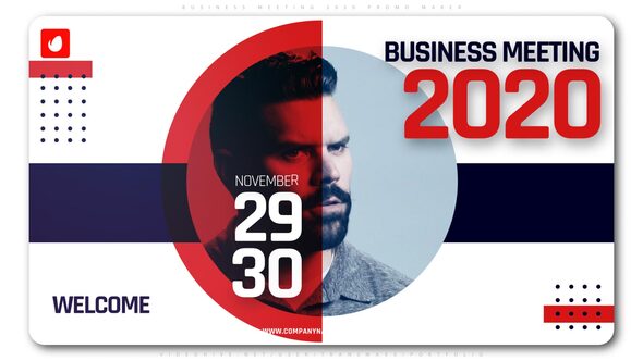 Videohive Business Meeting 2020 Promo Maker Openers template preview