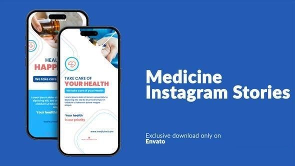 Videohive Medicine Instagram Stories 50721180 Openers template preview