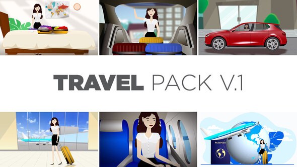 Videohive Travel Pack V.1 Elements template preview