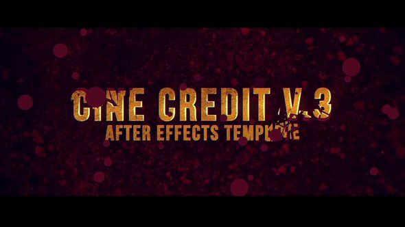 Videohive Cine Credit V.3 Titles template preview
