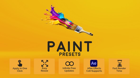 Videohive Paint Presets for After Effects Elements template preview