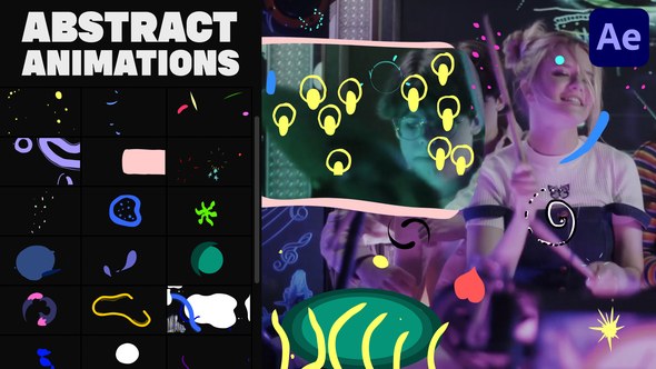 Videohive Abstract Elements for After Effects Elements template preview