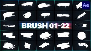 Videohive Brush Elements for After Effects Elements template preview