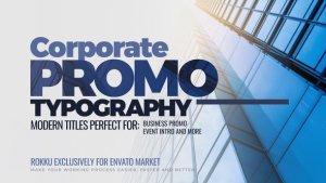 Videohive Corporate Promo Typography Titles template preview