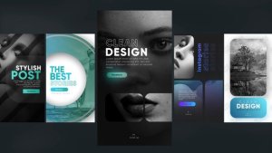 Instagram Stylish Stories Video Displays template preview
