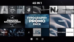 Videohive Typography Promos Broadcast-packages template preview