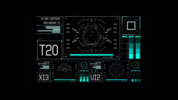 Videohive HUD700 Text Boxes Elements template preview