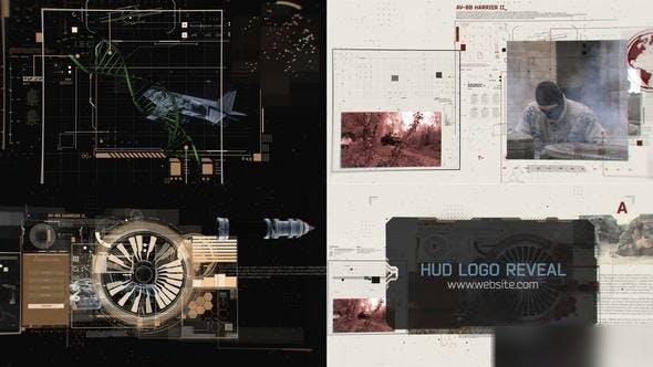 Videohive Hud Logo Reveal 44960666 Openers template preview