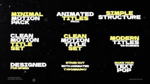 Videohive Text Shadow | After Effects Titles template preview