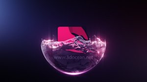 Videohive Liquid Sphere Logo Reveal Logo Stings template preview
