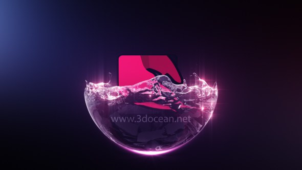 Videohive Liquid Sphere Logo Reveal Logo Stings template preview