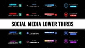 Videohive Social Media Lower Thirds 55680025 Titles template preview