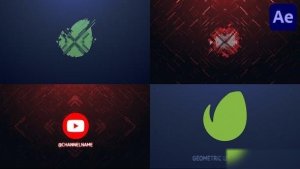 Videohive Abstract Geometric Logo Reveal for After Effects Logo Stings template preview