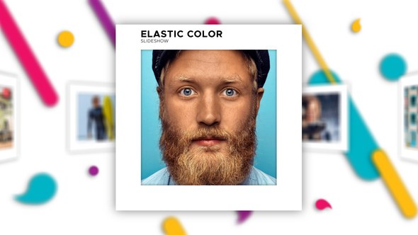 Videohive Elastic Color Slideshow Video Displays template preview