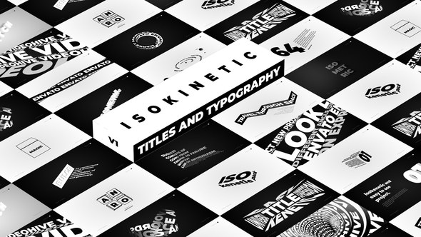 Videohive Isokinetic - Titles And Typography Titles template preview