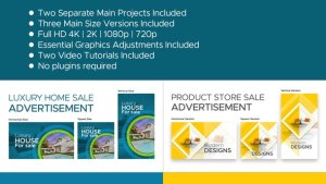 Videohive Luxury Home Sale AD-01 Product Promo template preview